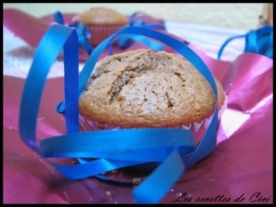 Muffin au chocolat au lait cœur caramel - recettesceci