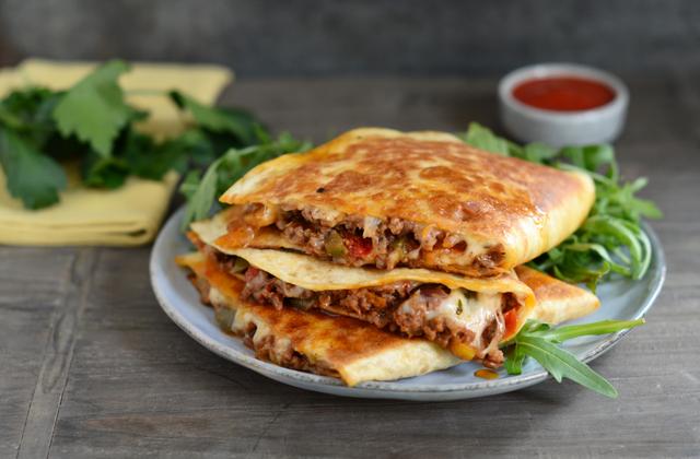 Quesadillas à la viande hachée - Photo par Nadia Paprikas