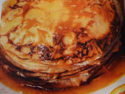Gâteau de crêpes Suzette - Photo par mmerig