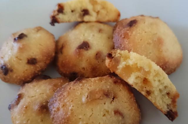 Petits biscuits aux pépites de chocolat et citron confit - Photo par lapprentiepatissiere