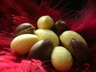 Oeufs en chocolat - Photo par hildeschust