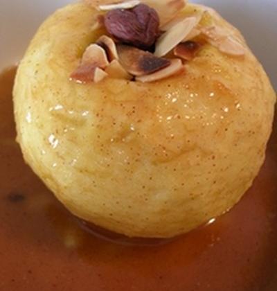 Pomme express au confit de noisettes - Photo par Lapin cuisinier