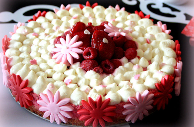 Recette Cheesecake Aux Framboises Et Eau De Rose 750g