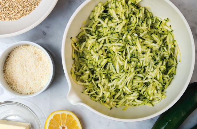 Quinotto de courgettes à l'ail rôti - Photo par Alan Weiner