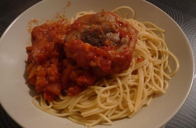 Osso Bucco à la tomate - Photo par crubin