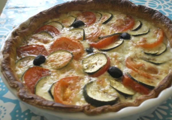 Tarte courgettes-tomates - Photo par mistaf