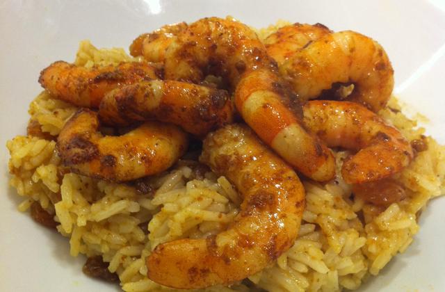 Curry de crevettes express - anadgz