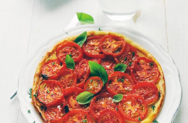 Tarte à la tomate et à la moutarde - Photo par Amora