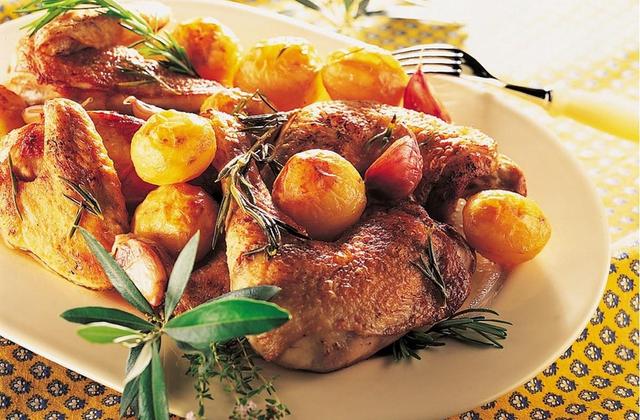 Poulet au pastis et herbes de Provence - Maître Coq