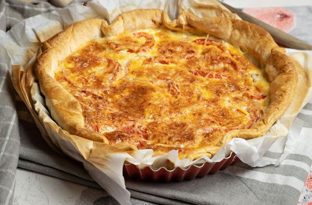 Tarte au thon à la tomate croustillante - Photo par 750g