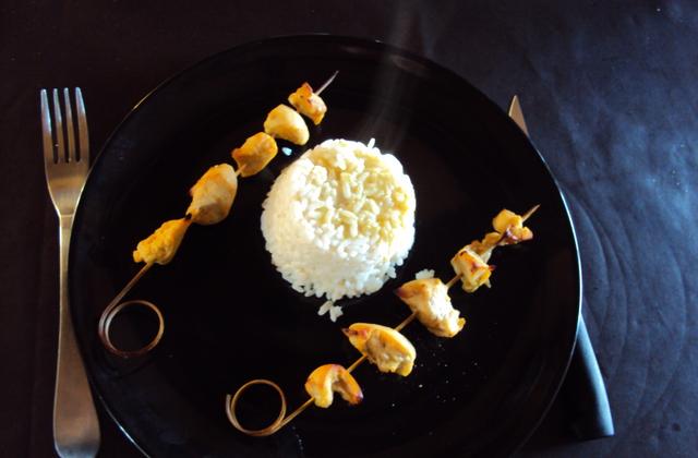 Brochettes de poulet faciles - enoral