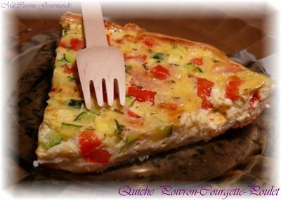 Quiche Poivron Courgette Poulet - Photo par delf745