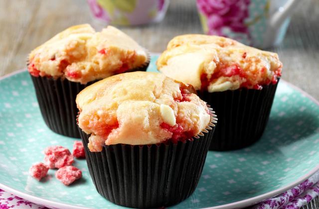 Muffins vanille aux pralines - Gloria