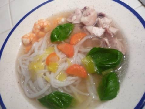Pho au poulet maison - Photo par Chez Inoule