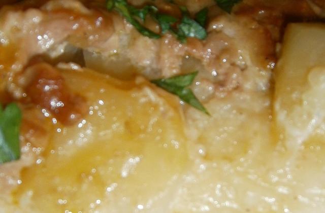 Confit de pommes de terre à la crème de foie gras - Photo par cuisine et partage