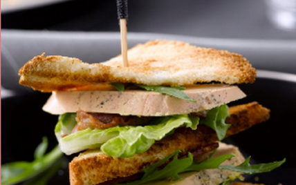 Le Club sandwich Foie Gras et Magret - Photo par CIFOG