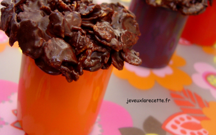 Roses des sables au chocolat noir corsé - k&#39;roljeveuxlarecette