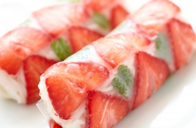 Rouleaux de printemps aux fraises - 750g