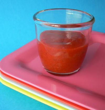 Compote de fraises et rhubarbe - Photo par audreycuisine