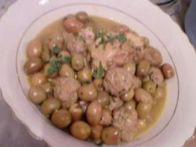 Tajine d'olives et sauce blanche - Photo par fzoujj
