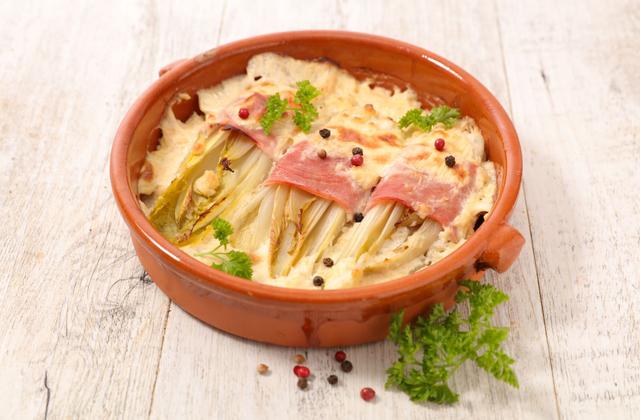 Endives au jambon gratinées - Photo par 750g