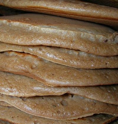 Pancakes à la farine de châtaigne - Photo par poache
