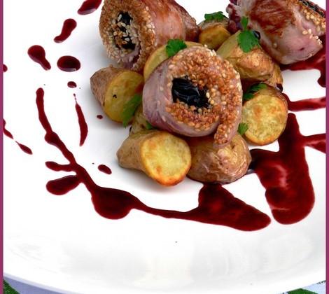 Aiguillettes de canard aux pruneaux, sauce vigneronne et rattes du Touquet - Photo par Chef Damien