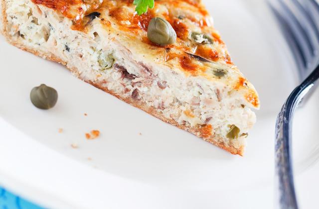 Tarte au thon au fromage fais de St Môret - Photo par 750g