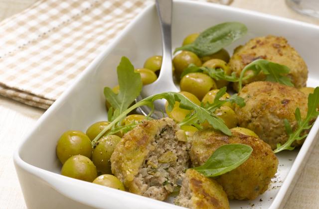 Croquettes de veau aux olives vertes - Photo par Mix'N'Olives