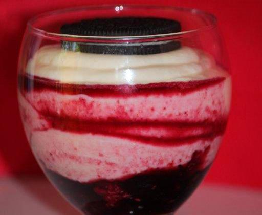 Verrines framboises mascarpone - Photo par laurenIPd