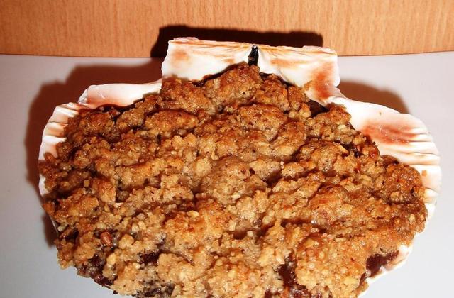 Crumble au chocolat fondant... - La cuillère aux mille délices