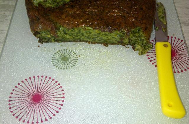 Cake chèvre-épinards - Photo par marineZz