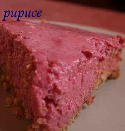Cheesecake à la framboise (sans cuisson) - myriamn5