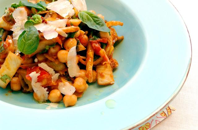 Salade italo-mauresque aux pois chiches et fenouil - Photo par Rosa's Yummy Yums
