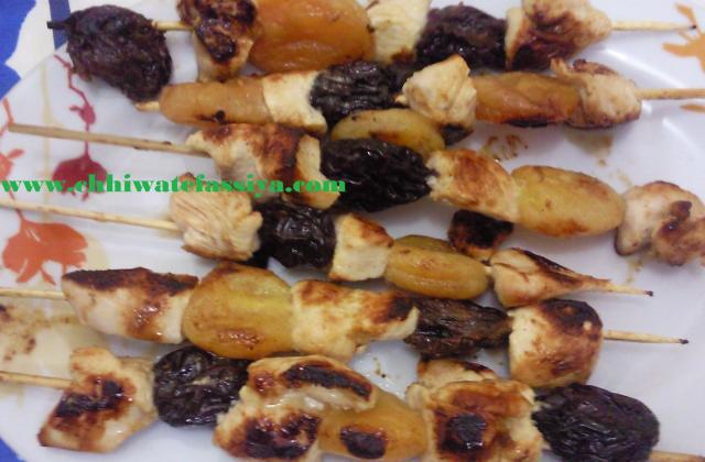 Brochettes de poulets aux fruits secs - Photo par Utilisateur 619587