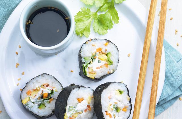 Kimbap coréen au Chavroux® - Photo par Chavroux