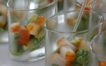 Sweet chili verrine à l'avocat - Photo par audreycuisine