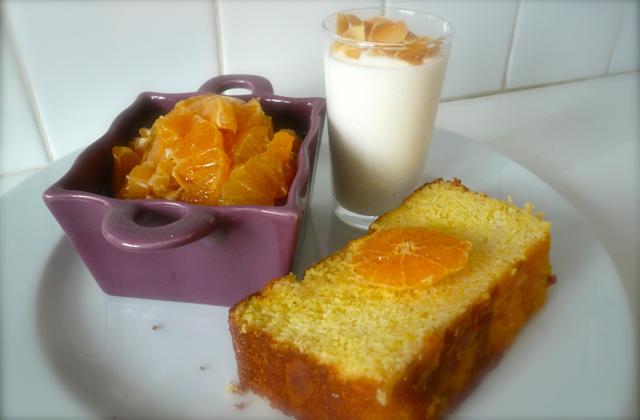 Gâteau mouillé de semoule à l'orange - Photo par jpdojp