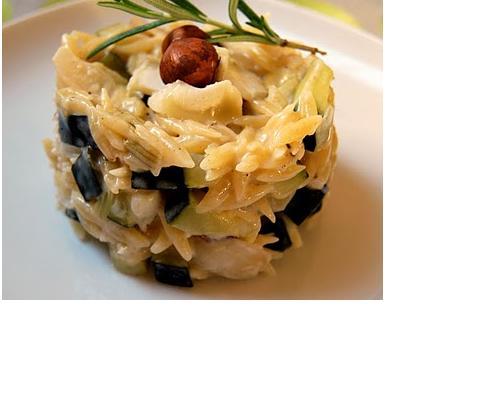 Avoinotto aux courgettes, chèvre et noisettes - Photo par oliviaqm