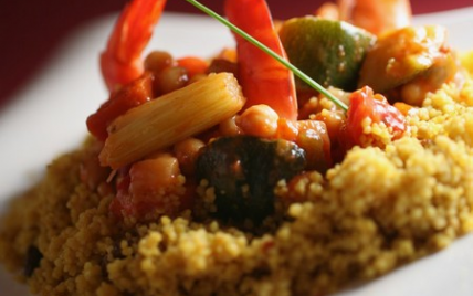 Couscous de crevettes "zest'" - Photo par Délice & Sens