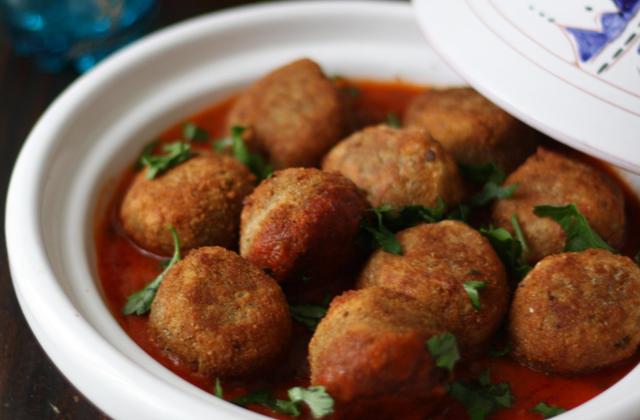 Tajine de Boulettes de lentilles - Photo par Nadia Paprikas