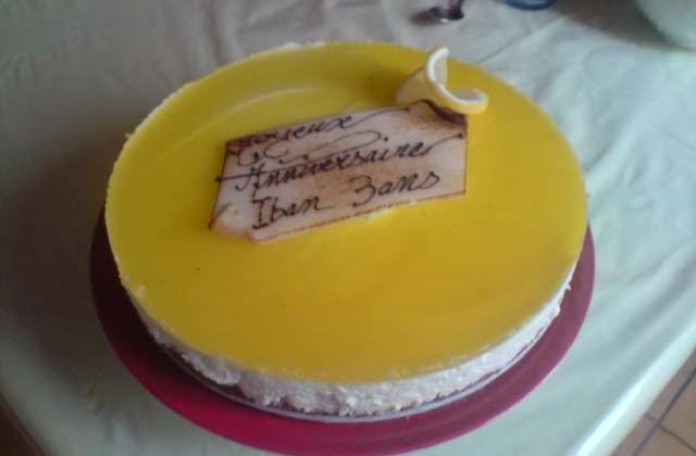 Bavarois au citron sur biscuit de spéculoos - Photo par benaki