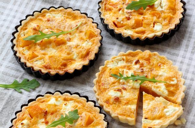 Tartelettes Butternut et fromage de chèvre - Photo par Silvia Santucci