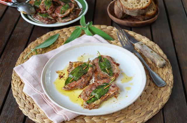 Saltimbocca à la romaine - Silvia Santucci