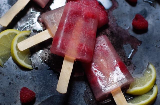 Glaces Framboise citron façon esquimau - Photo par PourDeBon