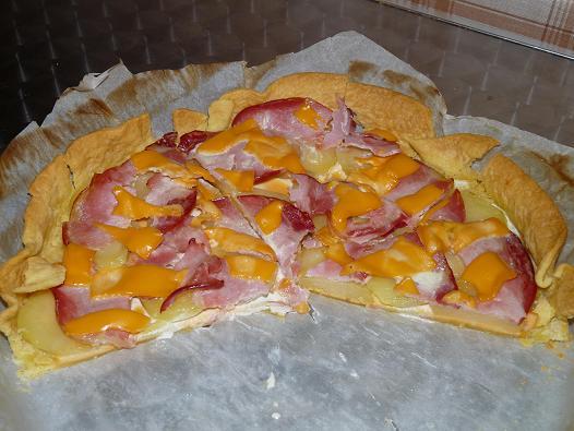 Tarte au bacon et Cheddar - Photo par marionS6d