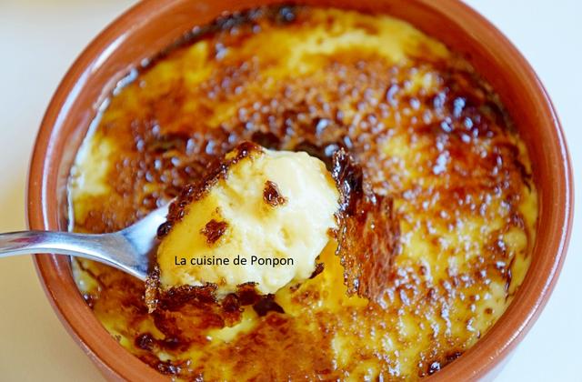 Crème brûlée au caramel au beurre salé - Photo par Ponpon