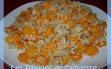 Poêlée de carottes nouvelles aux protéines de soja - Photo par sagweste