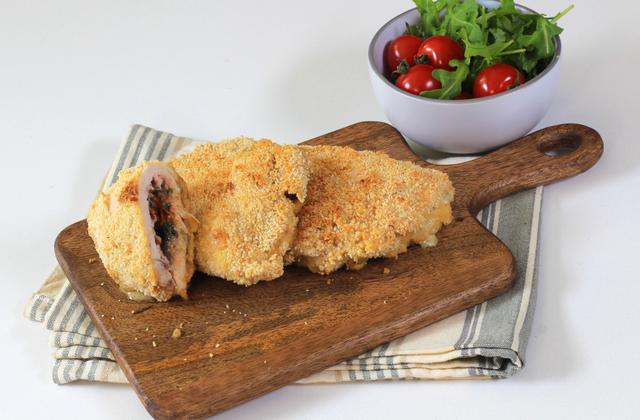 Cordon bleu au roquefort et tomates séchées - Photo par LG