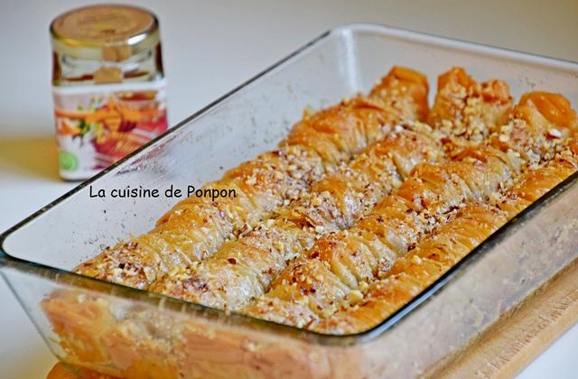 Baklava rolls aux amandes et miel du Maroc - Photo par Ponpon